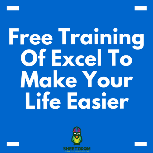 Free Training Of Excel To Make Your Life Easier